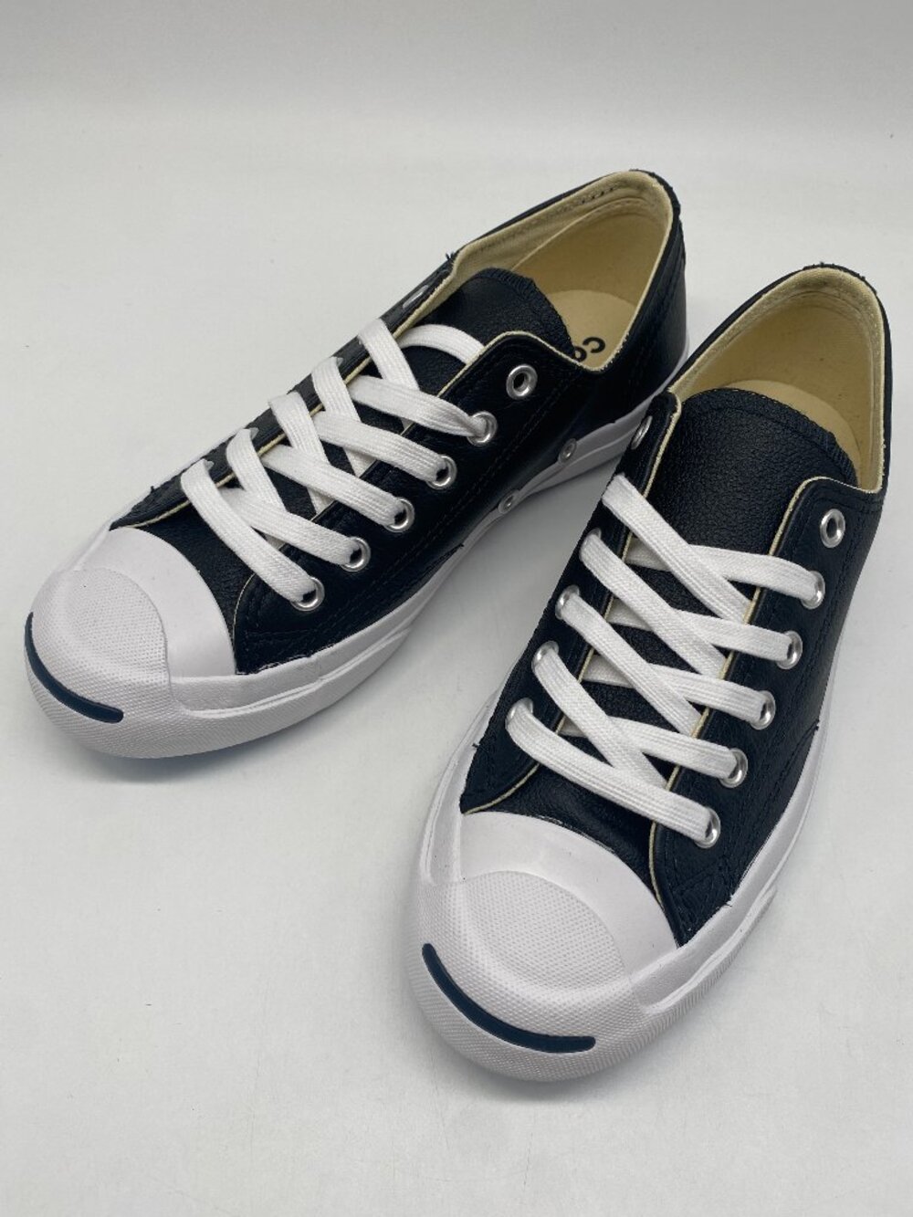 CONVERSE JACK PURCELL OX LEATHER BLACK # 1S962 WOMEN VARIOUS SIZE